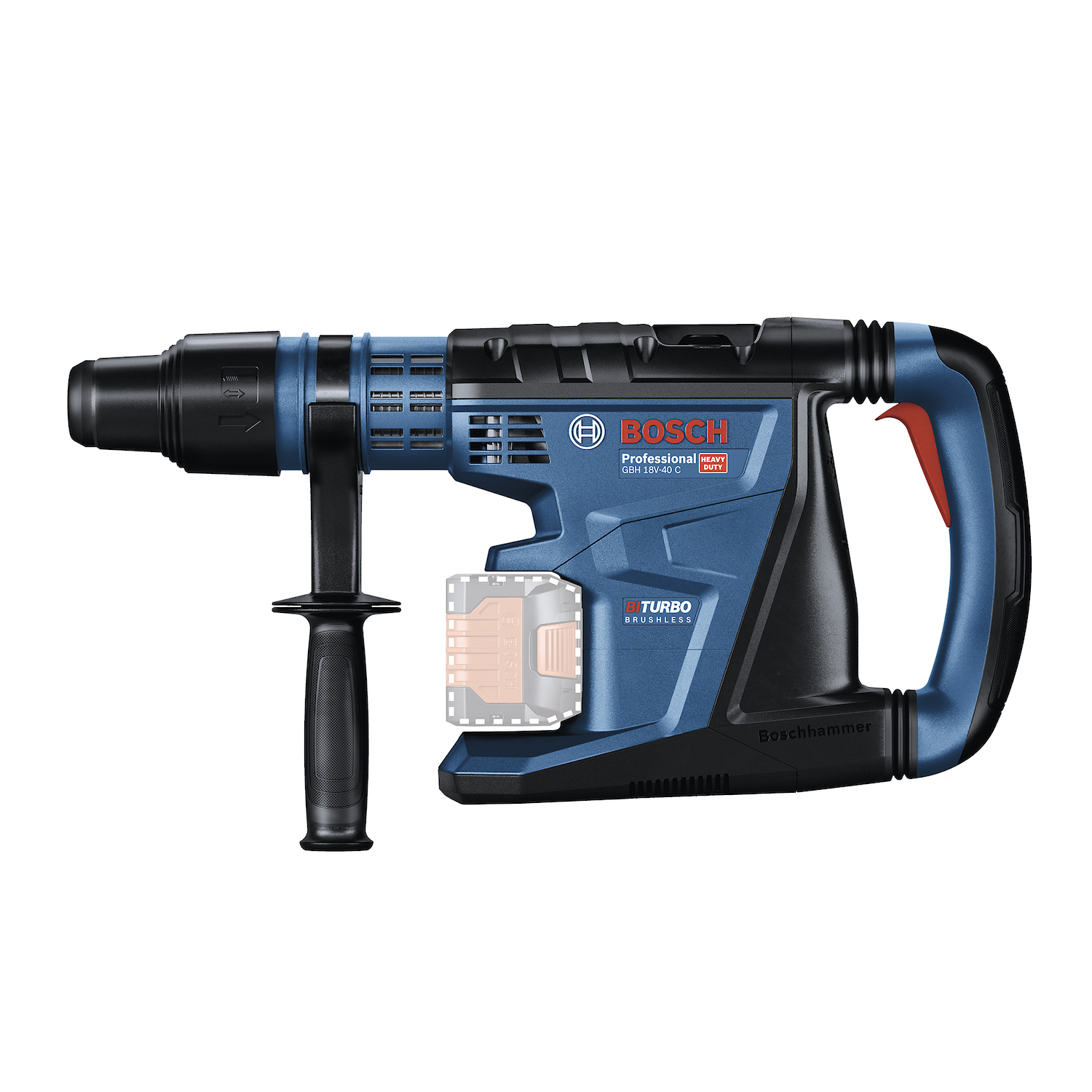 Rotomartillo GBH 18V-40C (Sin batería ni cargador) - Bosch - Imagen 3
