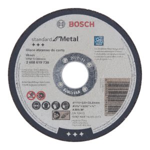 Los discos de corte Standard para Metal tienen un excelente desempeño en cortes en metal. Son producidos con granos abrasivos de óxido de aluminio de alta calidad que dan rendimiento y velocidad en sus aplicaciones, además de su tejido de fibra de vidrio hecho con precisión y simetría que traen alta estabilidad para el disco.