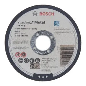 Los discos de corte Standard para Metal tienen un excelente desempeño en cortes en metal. Son producidos con granos abrasivos de óxido de aluminio de alta calidad que dan rendimiento y velocidad en sus aplicaciones, además de su tejido de fibra de vidrio hecho con precisión y simetría que traen alta estabilidad para el disco.
