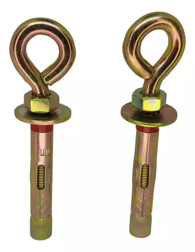 Cancamos Cerrados Electro Galvanizados 3/8" X 4" - Imagen 2