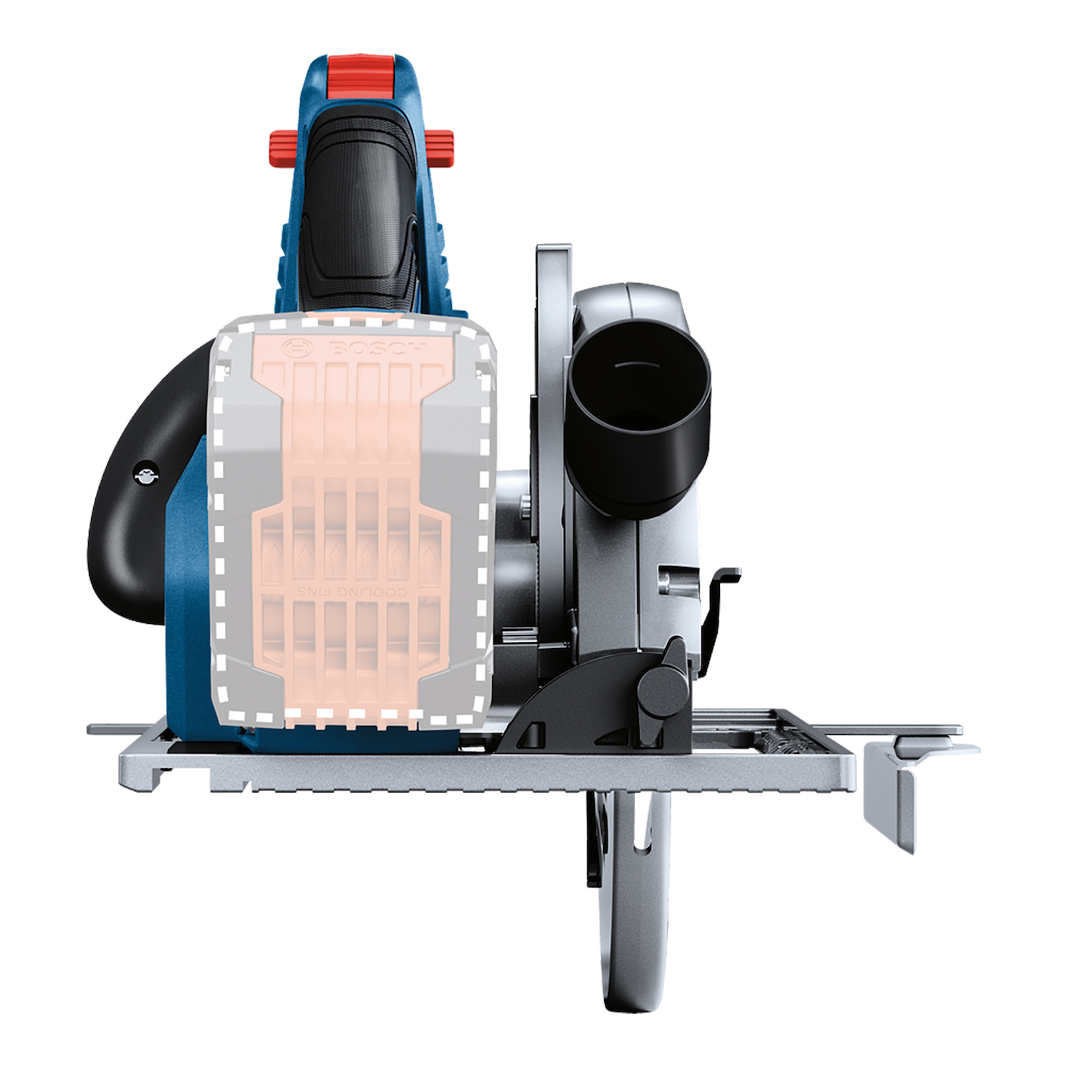 Sierra Circular Bosch GKS 18V-68 GC 1800W 18V SB, con disco