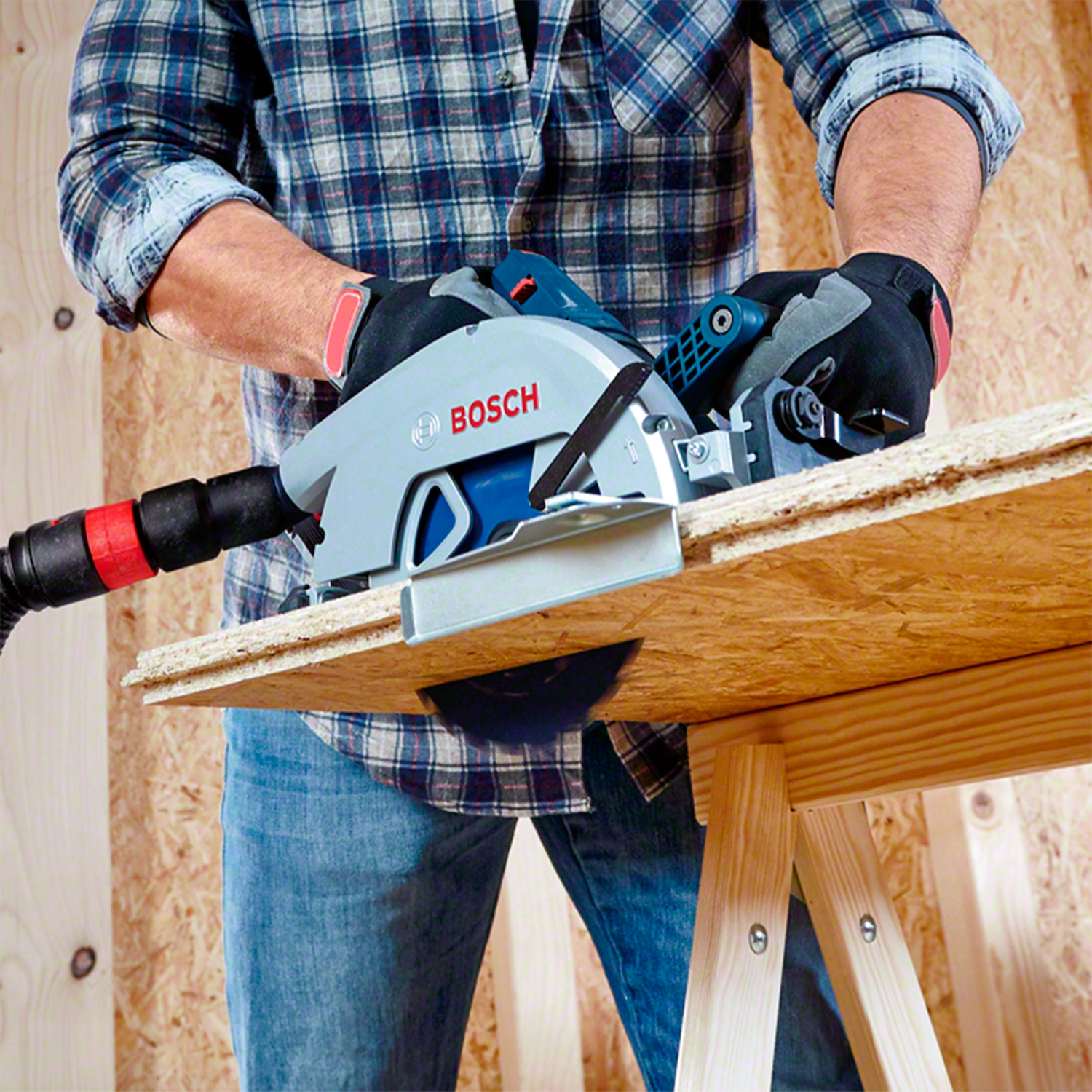 Sierra Circular Bosch GKS 18V-68 GC 1800W 18V SB, con disco