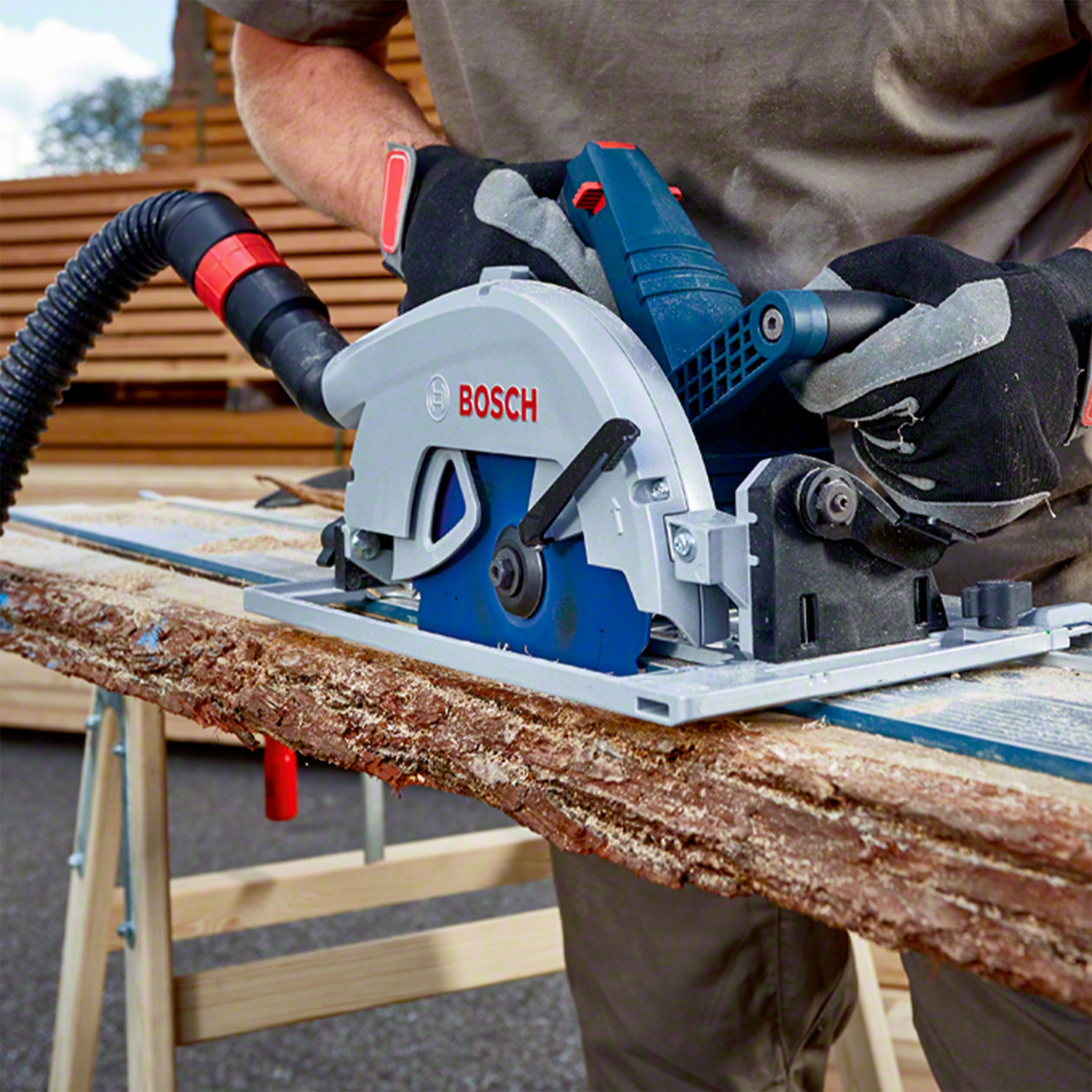 Sierra Circular Bosch GKS 18V-68 GC 1800W 18V SB, con disco