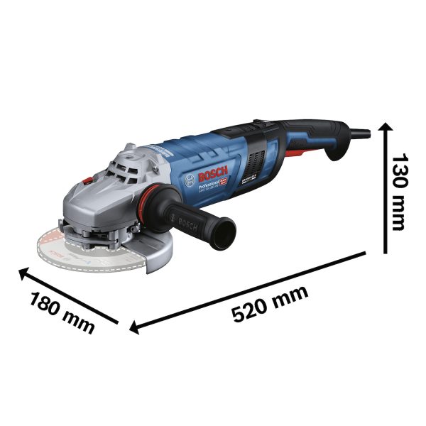 Esmeril Angular Eléctrico 7" GWS 30-180 HM BOSCH - 06018G01N0