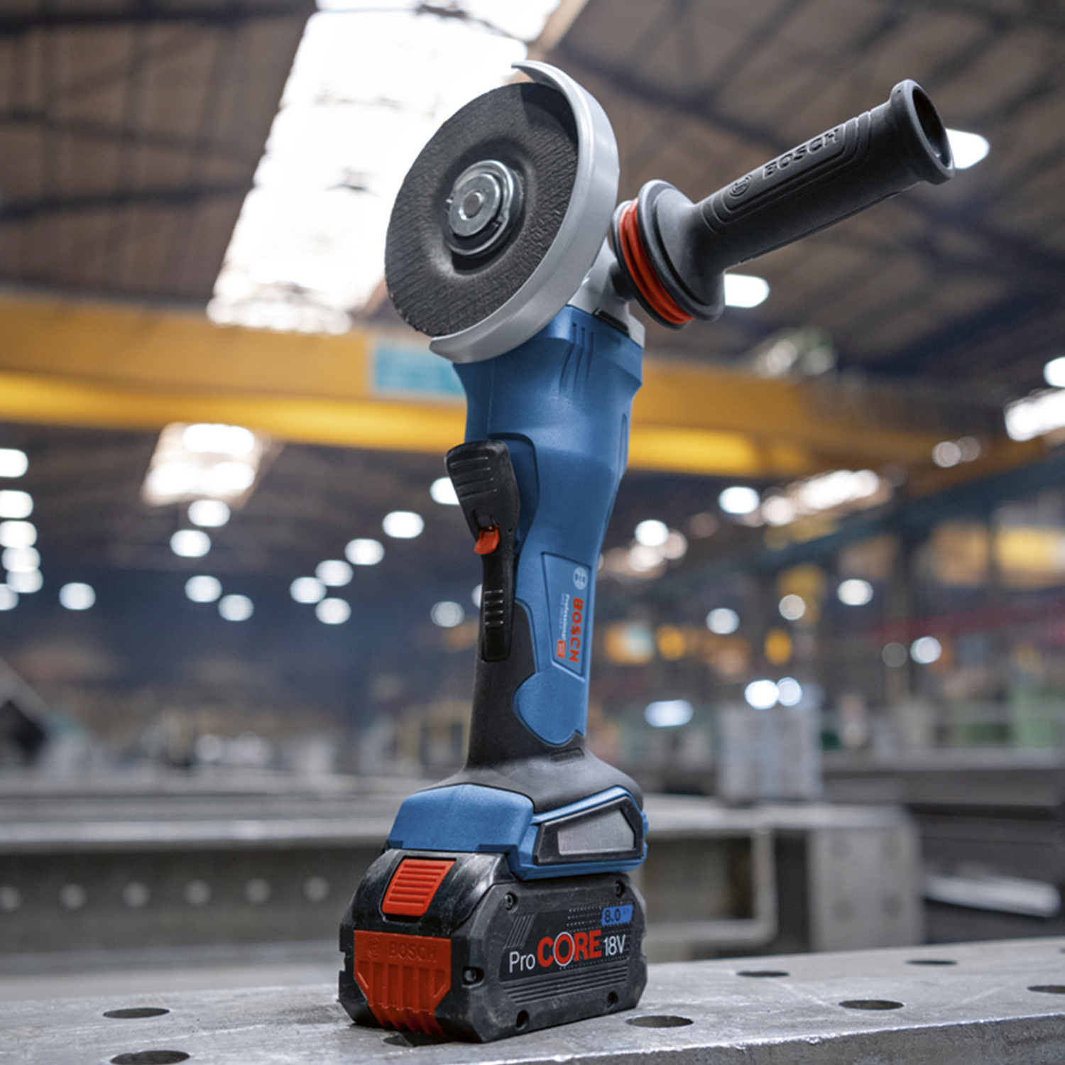 Esmeril Angular Inalámbrico 5" 18V GWS 18V-15 P (SIN BATERIA NI CARGADOR) BOSCH - 06019H6AE0