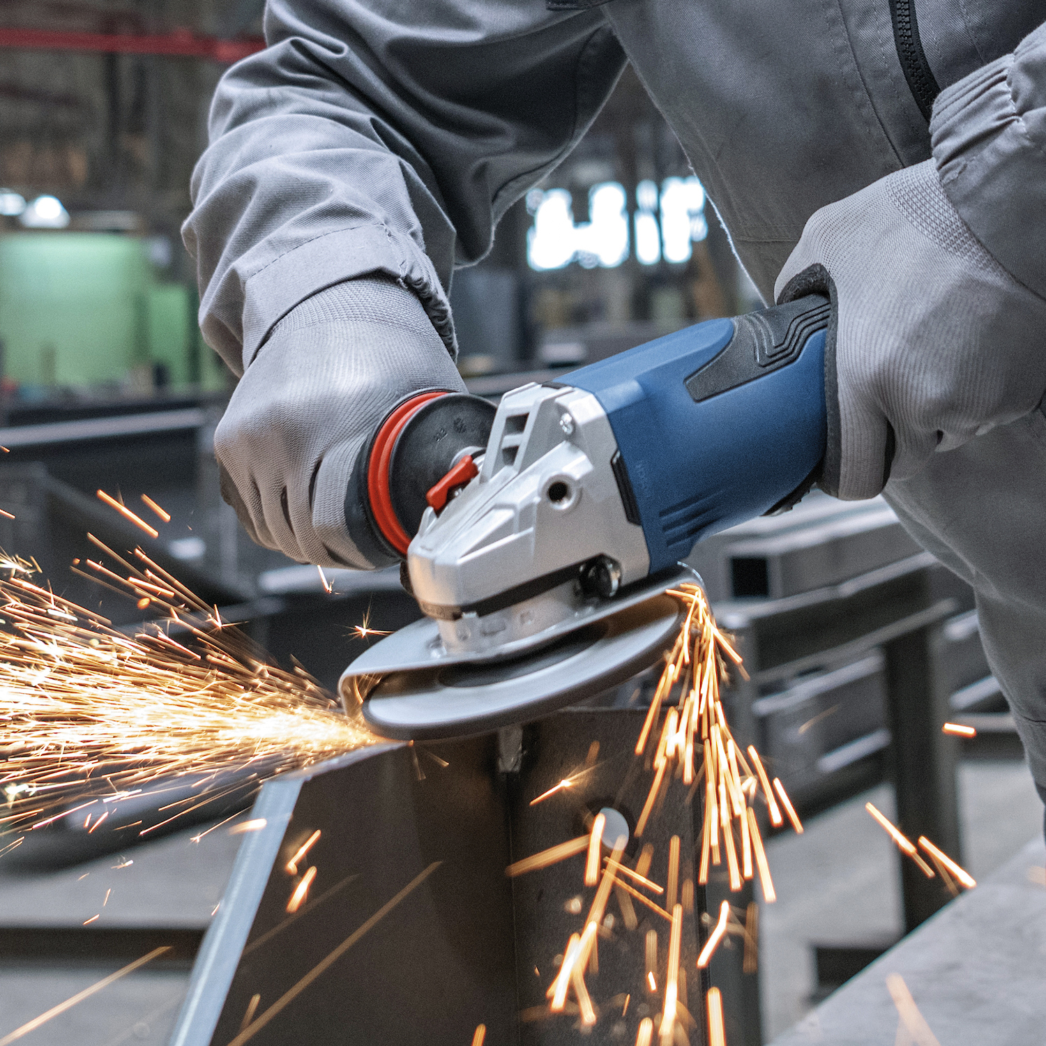 Esmeril Angular Inalámbrico 5" 18V GWS 18V-15 P (SIN BATERIA NI CARGADOR) BOSCH - 06019H6AE0