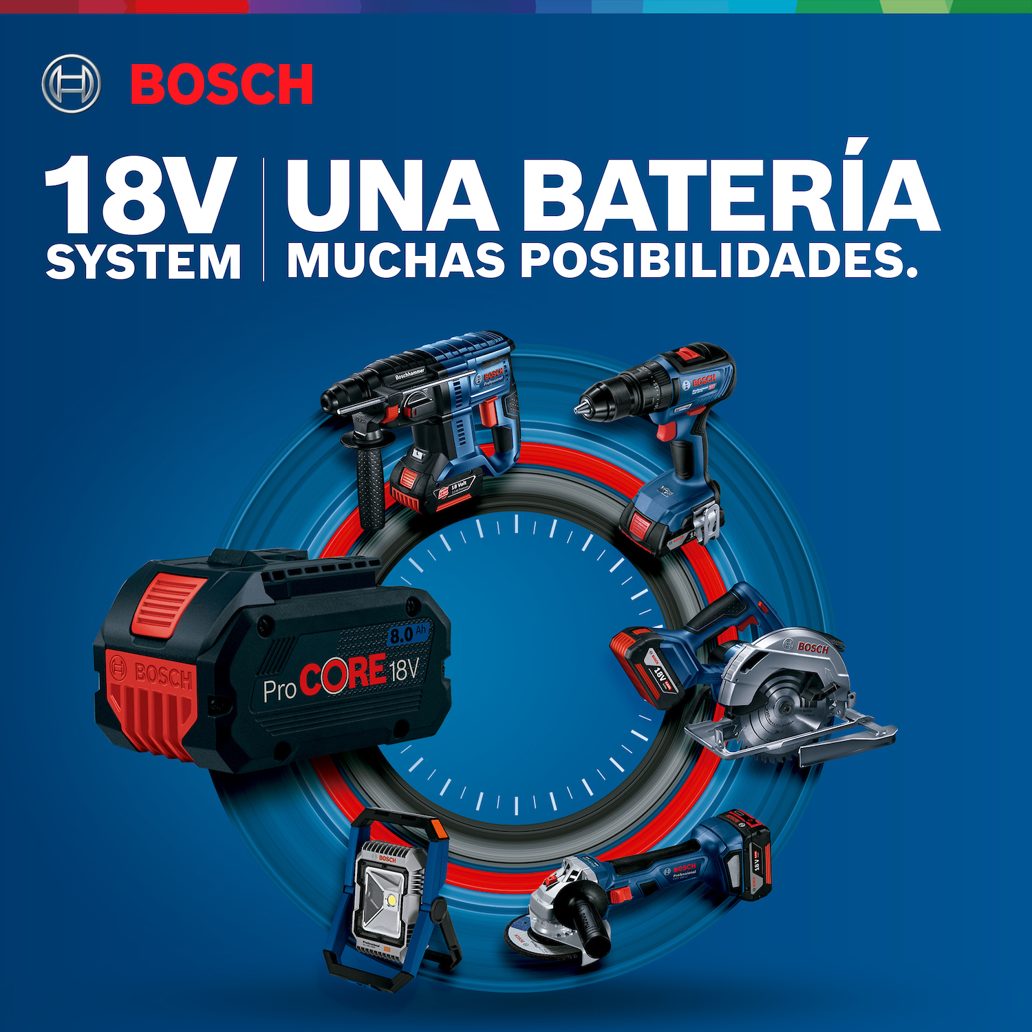Llave de Impacto inalámbrica Bosch GDS 18V-1050 H, 18V SB