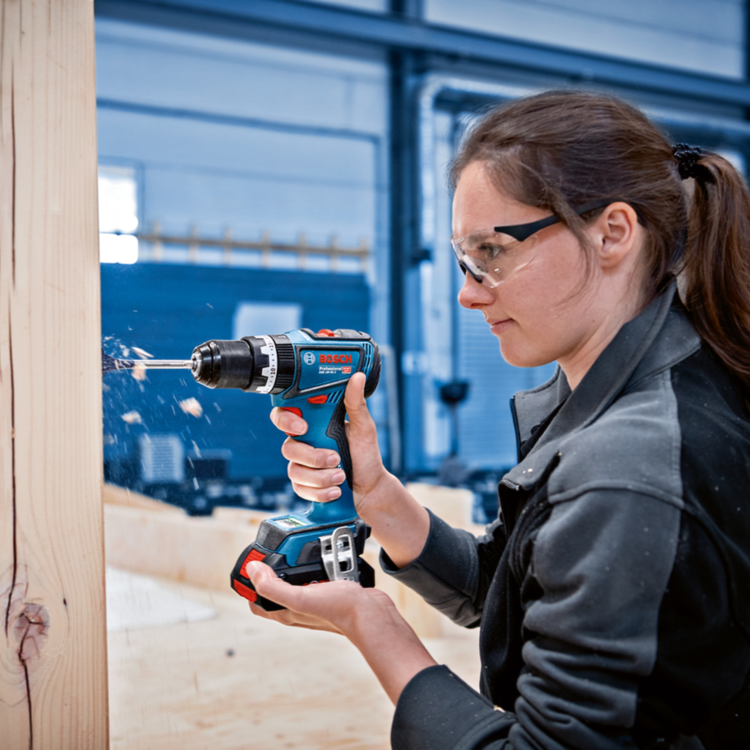 Taladro percutor atornillador Bosch GSB 18V-90 C 18V Brushless