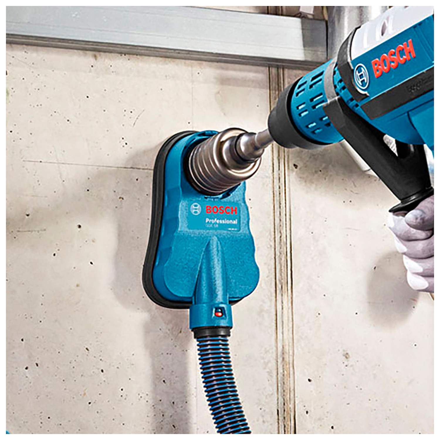 Sistema de aspiración polvo Bosch GDE 230 FC-S p/esmeril 9"