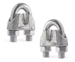 Abrazadera de alta resistencia. Base forjada, templada y revenida. Base galvanizada por inmersión en caliente.